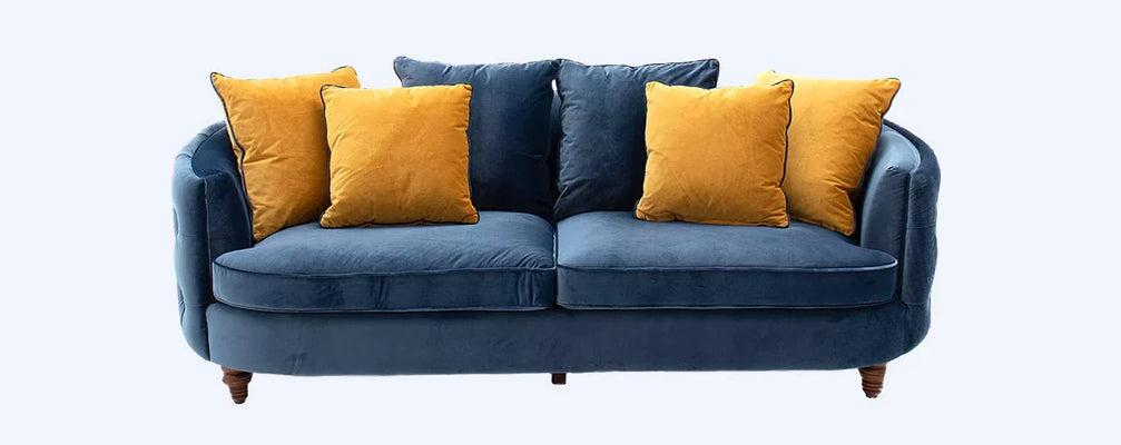 Foy's Interiors - 3 Seater Sofas — Standard, Fabric & Leather Three Seater Sofas
