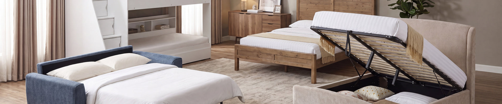 Foy's Interiors - Bed Frames by Type - Ottoman, Standard, Children's and Sofa Beds