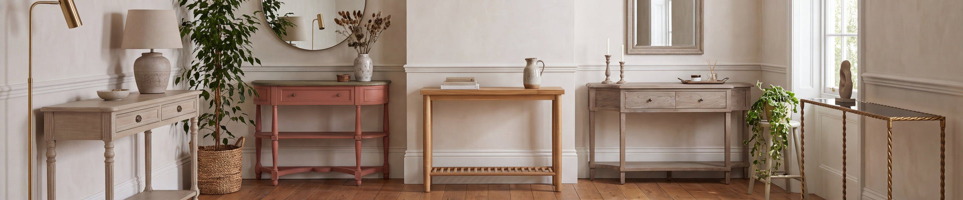 Foy's Interiors - Console Tables — Narrow, Slim, Oak & Hallway Console Tables