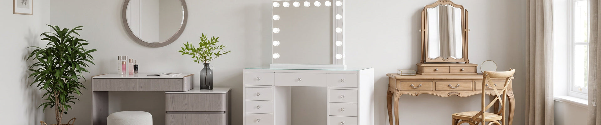 Foy's Interiors - Dressing Tables — Small, Corner, Oak & Dressing Tables with Mirrors