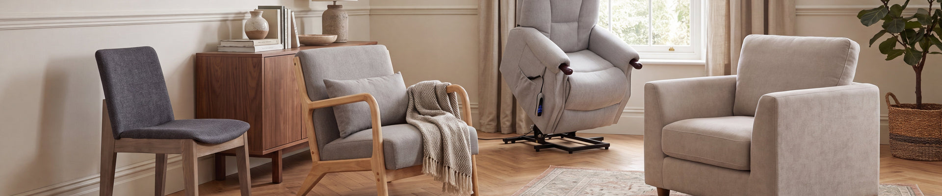 Foy's Interiors - Fabric Chairs — Fabric Armchairs, Accent & Dining Chairs