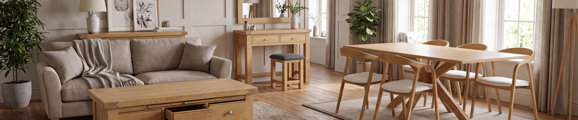 Foy's Interiors - Oak Tables Built to Last a Lifetime