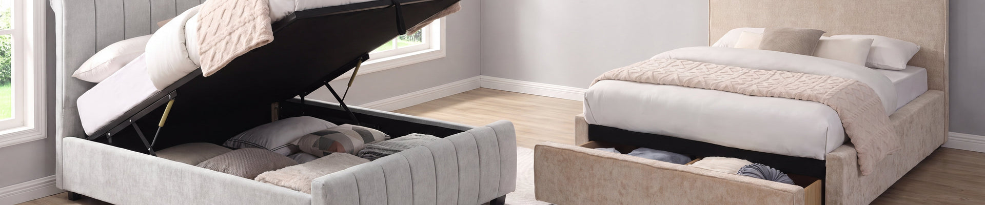 Foy's Interiors - Ottoman Beds with Storage in Single, Double and King