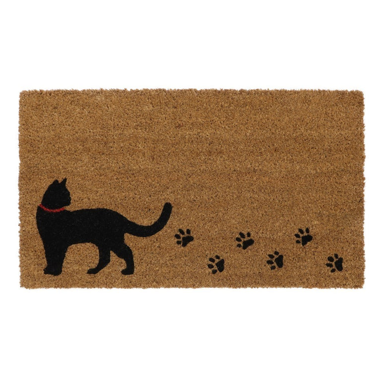Kitty Cat Latex Coir Doormat