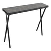 Marble effect hallway table with classic design - Data Console Table Marble