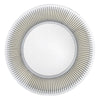 Neuss Round Mirror Black Gold