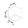 Wall lamp QUAD 1 anthracite
