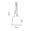 Chandelier Geneve 50 white