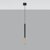 Pendant lamp MOZAICA 1 black/golden