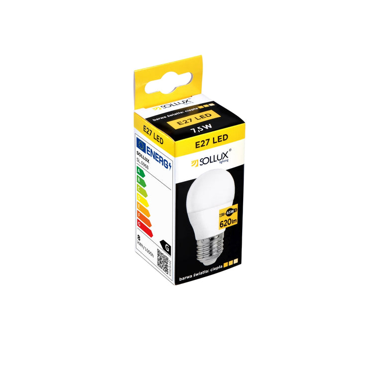 Sollux Lighting LED Sollux E27 3000K 7,5W 620lm