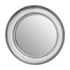 Elevate your home decor with the Silver Glass Round Wall Mirror, a stunning and versatile piece that adds a touch of elegance to any space.