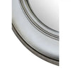 Enhance your interior with the Silver Glass Round Wall Mirror, a classic and chic addition that brings depth and dimension to your living space.