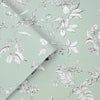Laura Ashley wallpaper with floral elements