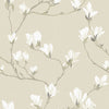 Laura Ashley Magnolia Grove Natural Wallpaper 113353