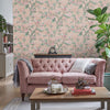 Laura Ashley Eglantine wallpaper with botanical design