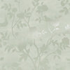 Soft Eau de Nil wallpaper with botanical silhouette design