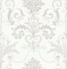 Elegant damask wallpaper Laura Ashley Josette Dove Grey