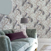 Laura Ashley Belvedere Duck Egg Wallpaper 113398
