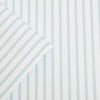 Non-woven sage green stripe wallpaper by Laura Ashley