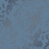 Midnight blue floral wallpaper by Laura Ashley