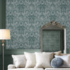 Paste the Wall Laura Ashley Wallpaper Apolline Jade Green