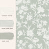 Laura Ashley Wallpaper Rye Sage Green