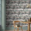 Charming countryside scene wallpaper Laura Ashley Hartingdon