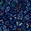 Joules Wallpaper Holcombe Floral Navy with delicate floral design