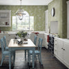 Moss green Laura Ashley Pussy Willow wallpaper