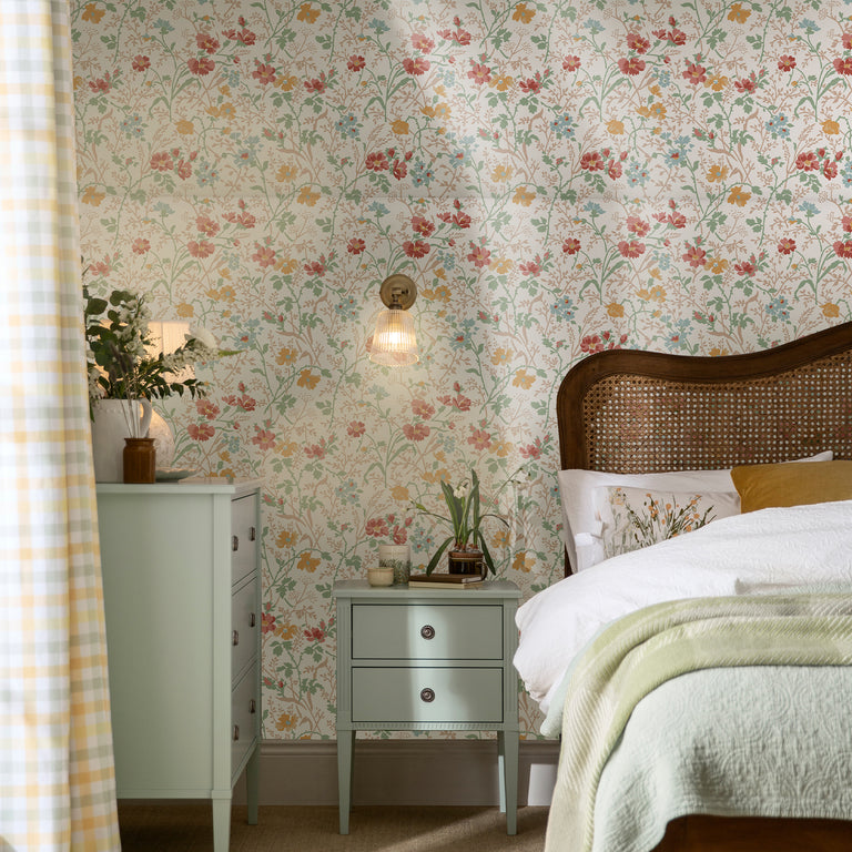 Laura Ashley Wallpaper Shropshire Posy Antique Pink