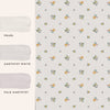 Botanical Laura Ashley Claudia's Friend Pale Ochre Yellow wallpaper