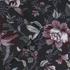 Laura Ashley Edita’s Garden Charcoal Grey wallpaper floral pattern