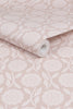 Charming Medley Pink wallpaper with a classic country design for any room