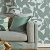 Contemporary leaf pattern wallpaper Next Wallpaper Art and Nature Leaf Green
