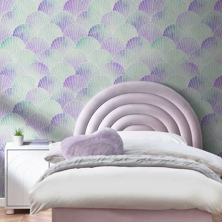 Next Wallpaper Mermaid Seashell Mystic Purple