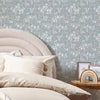 Duck egg wallpaper with ditsy floral pattern Next Wallpaper Calm Ditsy Floral Duck Egg