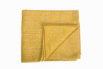 Tweedy Herringbone Ochre Throw