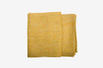 Tweedy Herringbone Ochre Throw