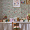 Wallpaper in the bedroom