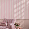 Wallpaper in living room