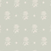 Cath Kidston Spitalfields Bunches Floral Wallpaper Sage Green