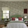 Wallpaper in bedroom