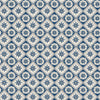 Joules Meadow Geo Floral Wallpaper Navy & Cream