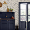 Wallpaper in kitchen
