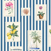 Joules Gallery Wall Stripe Floral Wallpaper