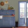 Wallpaper in kitchen