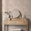 Wallpaper in bedroom