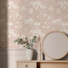 Wallpaper in bedroom