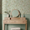 Wallpaper with dressing table