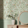 Wallpaper in bedroom
